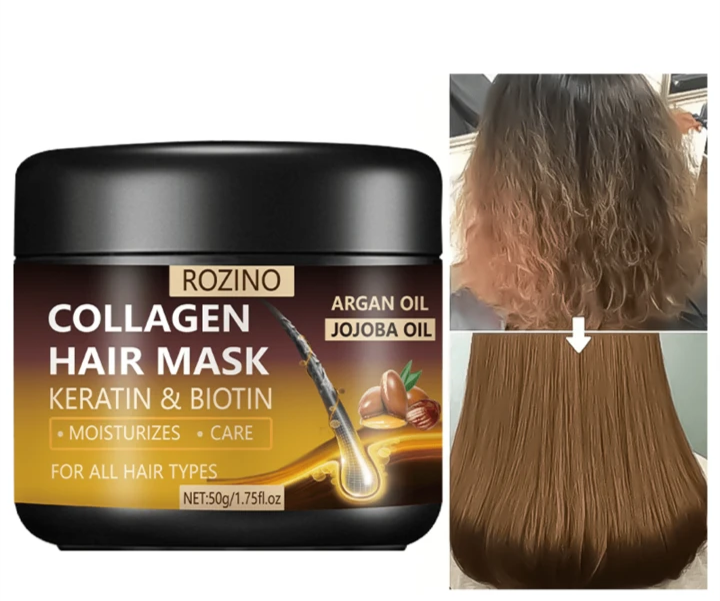 أقوى ماسك كولاجين لترطيب الشعر واللحية